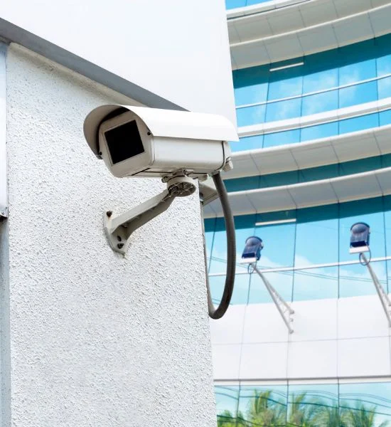 Professional CCTV Technician at Work